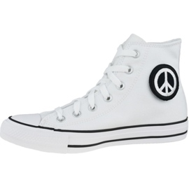 Converse Chuck Taylor All Star Hi Peace W 167892C skor vit 1