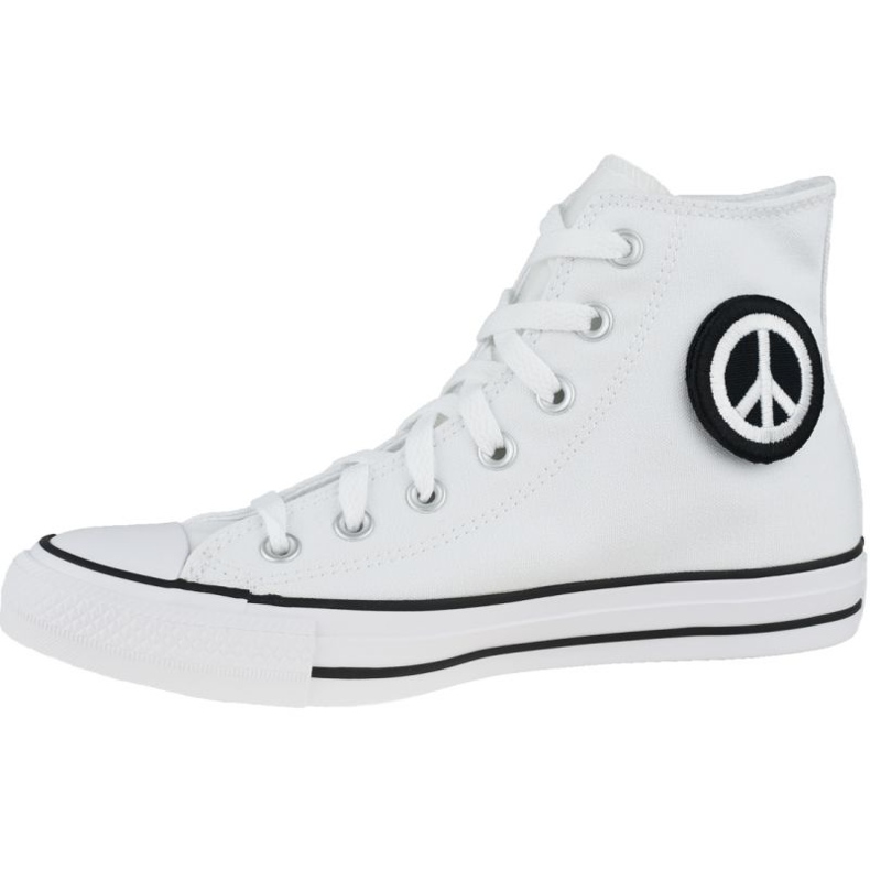 Converse Chuck Taylor All Star Hi Peace W 167892C skor vit 1