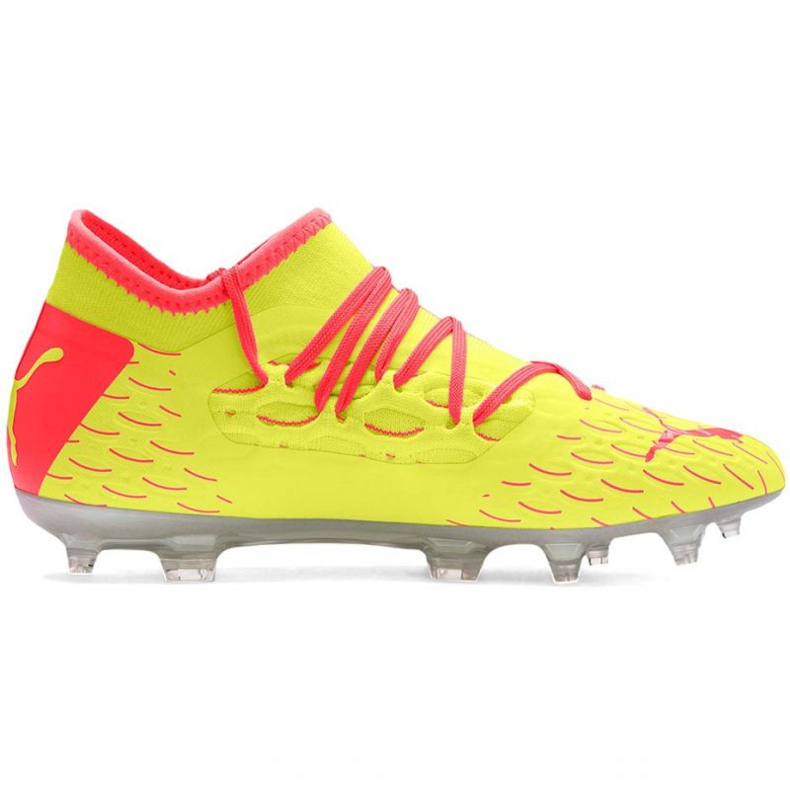 Fotbollsskor Puma Future 5.3 Netfit Jr Osg Fg Ag 105947 01 röd apelsiner och röda 1