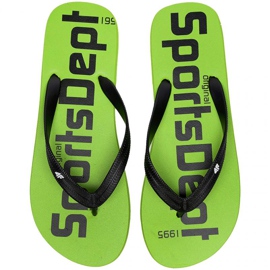 Tofflor 4F M H4L20 KLM006 41N svart grön 1