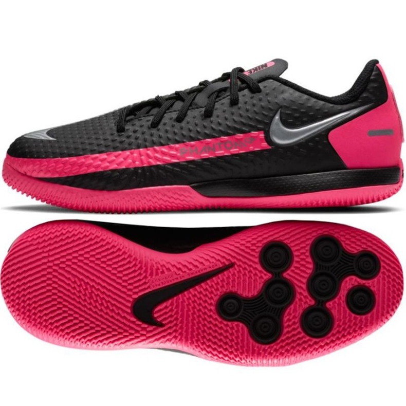 Nike Phantom Gt Academy Ic Jr CK8480-006 fotbollsskor mångfärgad svart 1