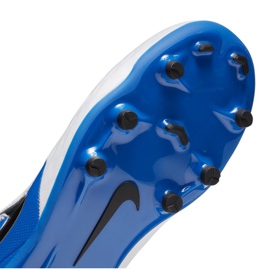 Nike Legend 8 Academy Mg Jr fotbollsskor AT5732-104 svart, vit, marinblå mångfärgad 1