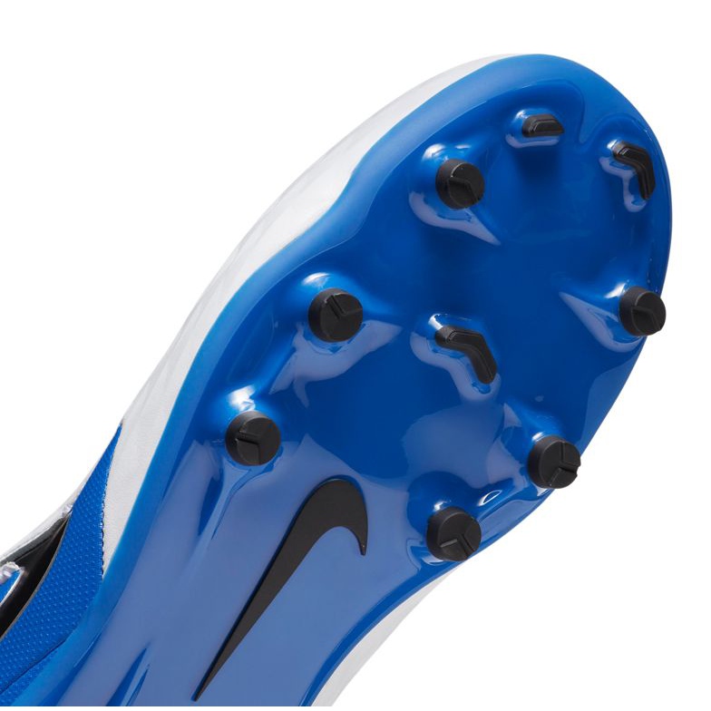 Nike Legend 8 Academy Mg Jr fotbollsskor AT5732-104 svart, vit, marinblå mångfärgad 1