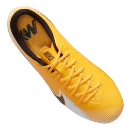 Nike Vapor 13 Academy Mg Jr fotbollsskor AT8123-801 mångfärgad gula färger 5