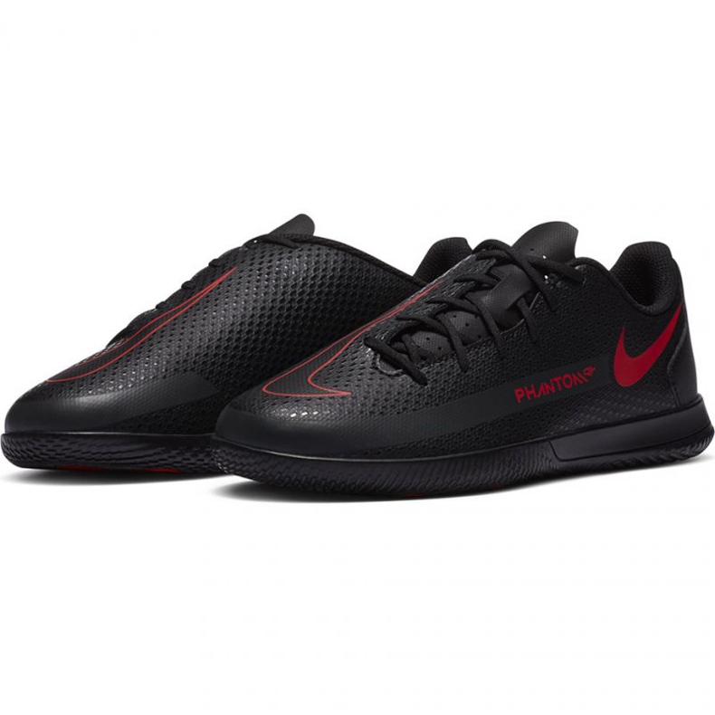 Nike Jr Phantom Gt Club Ic CK8481 060 fotbollsskor vit svart 1