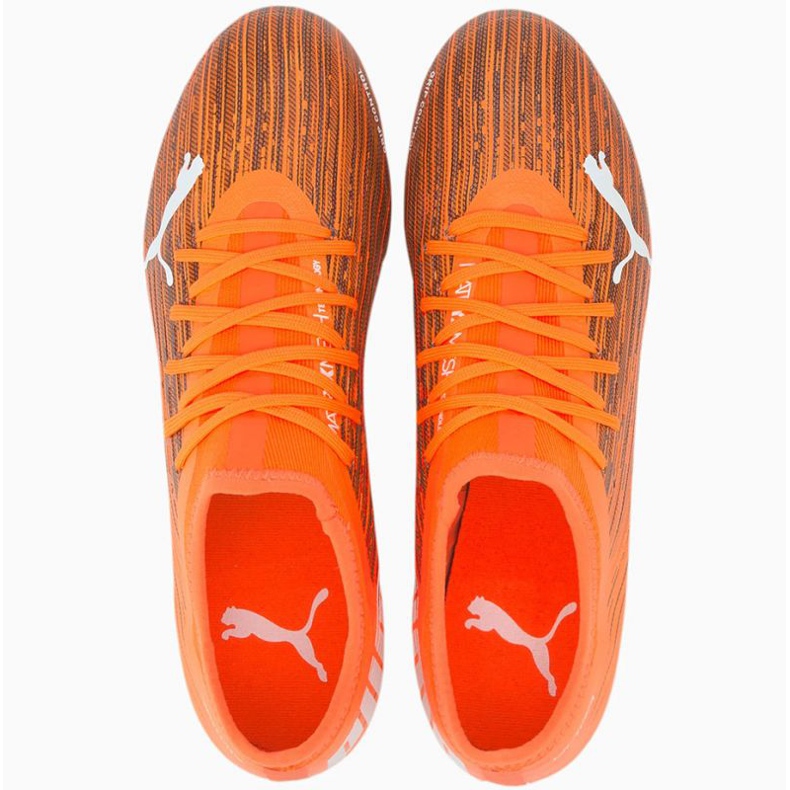 Fotbollsskor Puma Ultra 3.1 Fg Ag M 106086 01 mångfärgad apelsiner och röda 2