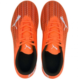 Puma Ultra 4.1 It Jr 106104 01 fotbollsskor mångfärgad orange 2