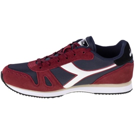 Skor Diadora Simple Run M 101-173745-01-C8913 vit röd marinblå 1
