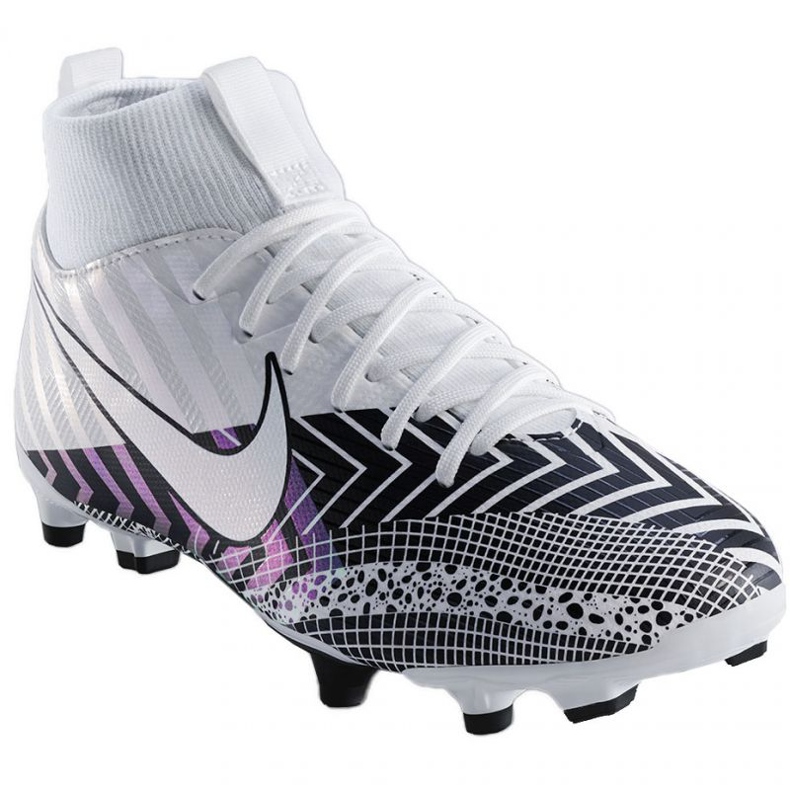 Nike Mercurial Superfly 7 Academy Mds FG / MG Jr BQ5409-110 fotbollsskor mångfärgad vit 1