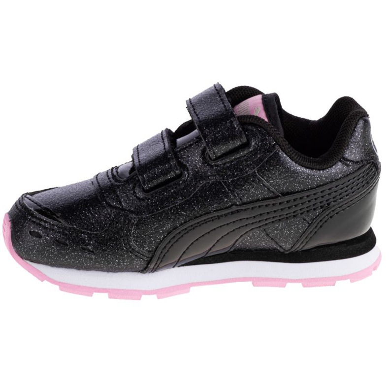 Puma Vista Glitz V Infants Jr 369721-10 svart rosa 1