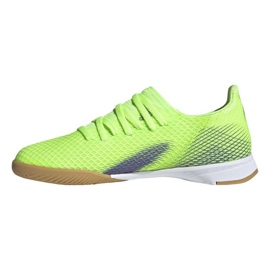 Adidas X Ghosted.3 In Jr EG8223 fotbollsskor grön grön 2