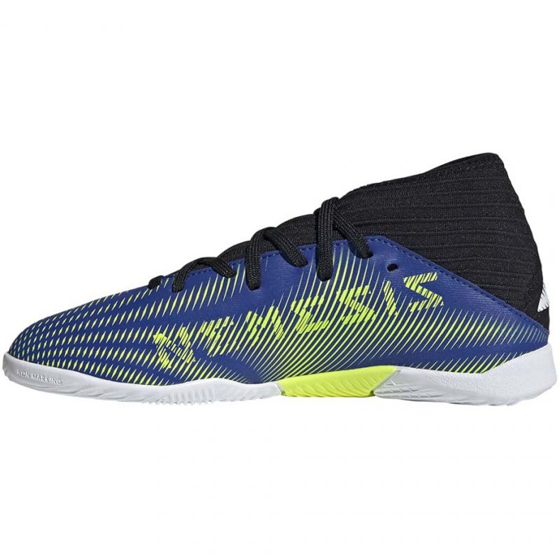 Inomhusskor adidas Nemeziz 3 In Jr FY0818 svart, royal blå 1
