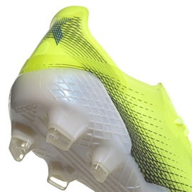Adidas X Ghosted.1 Fg M FW6898 fotbollsskor grön, gul, neon grön 4