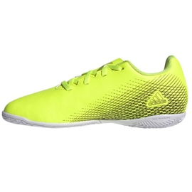 Adidas X Ghosted.4 In Jr FW6923 fotbollsskor grön, gul neon grön 1