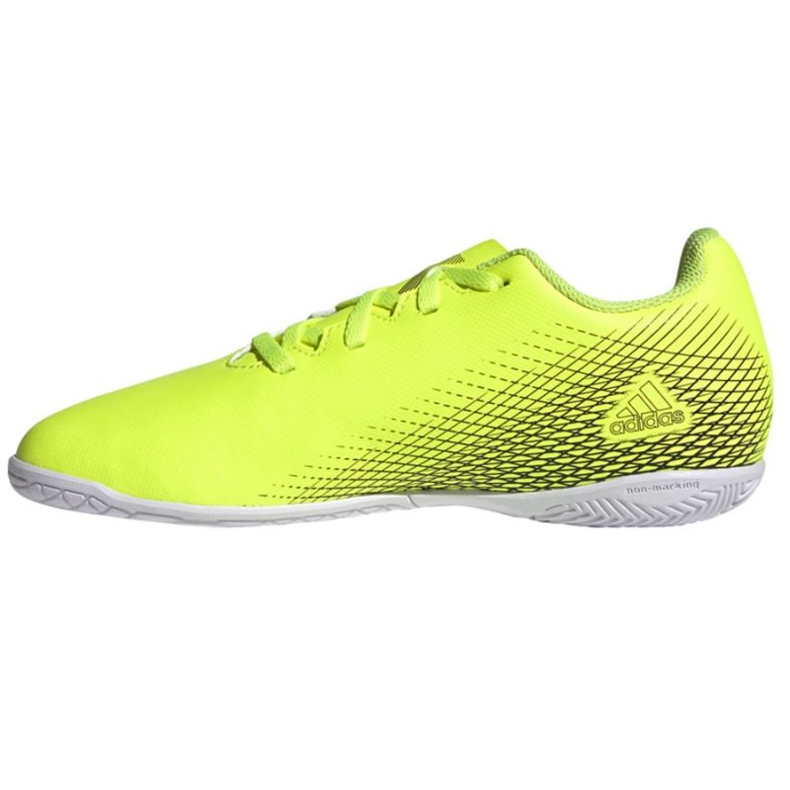 Adidas X Ghosted.4 In Jr FW6923 fotbollsskor grön, gul neon grön 1