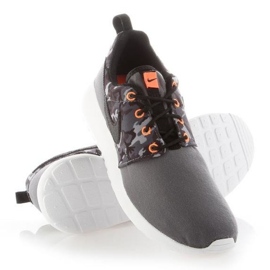 Nike Roshe One Print Jr 677782-004 sko vit 1