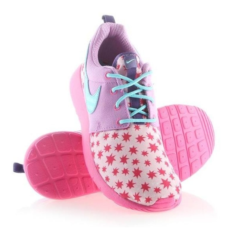 Nike Roshe One Print (GS) W 677784-604 skor mångfärgad 1