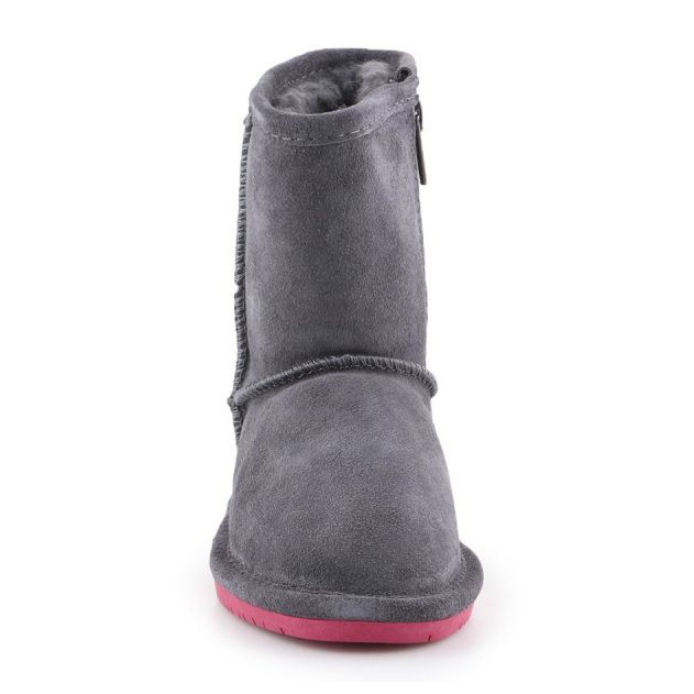 BearPaw Emma Toddler Zipper 608TZ-903 Charcoal Pomberry vinterstövlar grå 2