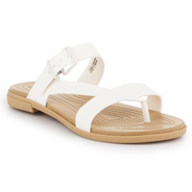 Crocs Tulum Toe Post Sandal W 206108-1CQ vit 1