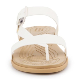 Crocs Tulum Toe Post Sandal W 206108-1CQ vit 2