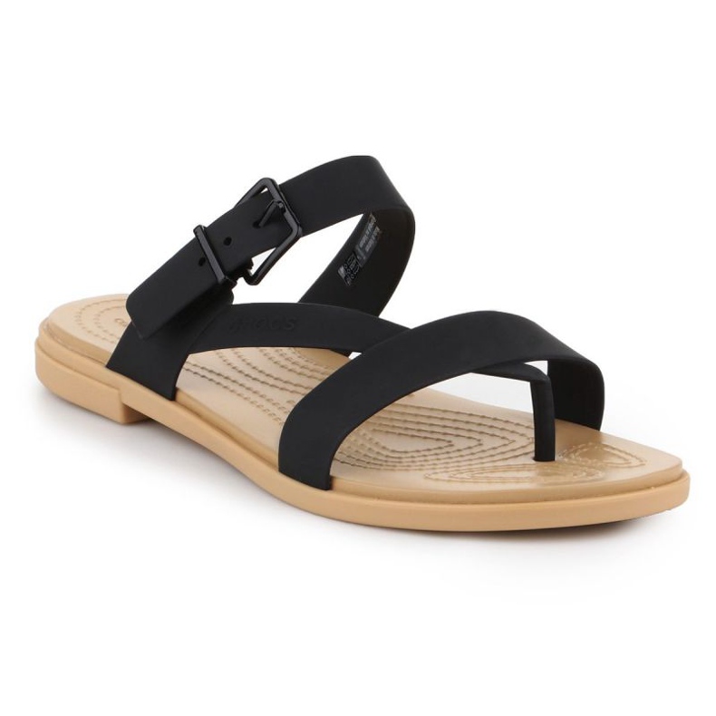 Crocs Tulum Toe Post Sandal W 206108-00W svart 1