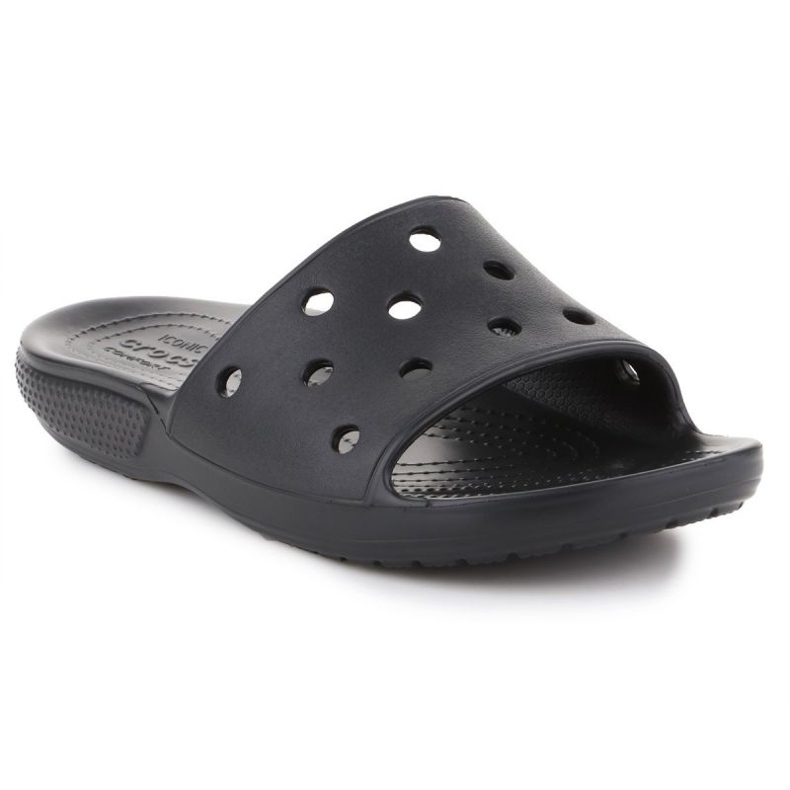 Crocs Classic Slide Black 206121-001 flip-flops svart 1