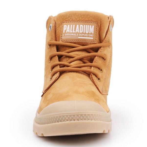 Palladium Pampa Lo Cuff Lea W 95561-717-M skor brun 2