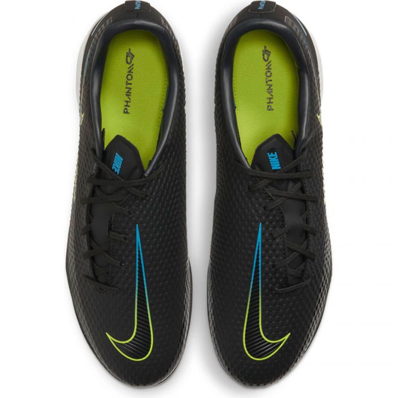 Nike Phantom Gt Academy Ic M CK8467-090 fotbollsskor svart svart 1