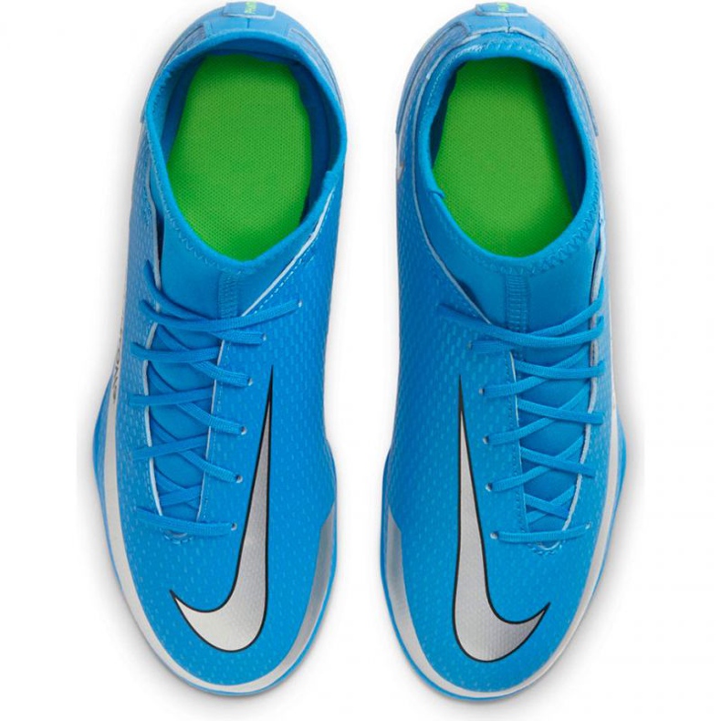 Nike Phantom Gt Club Df FG / MG Jr CW6727-400 fotbollsskor mångfärgad blå 1
