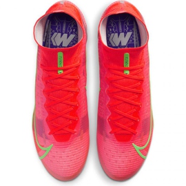 Nike Mercurial Superfly 8 Elite SG-PRO Ac M CV0960 600 fotbollsskor orange apelsiner och röda 1