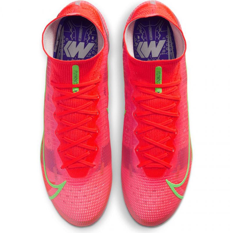 Nike Mercurial Superfly 8 Elite SG-PRO Ac M CV0960 600 fotbollsskor orange apelsiner och röda 1