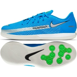 Nike Phantom Gt Academy Ic Jr CK8480 400 fotbollsskor blå blå 1
