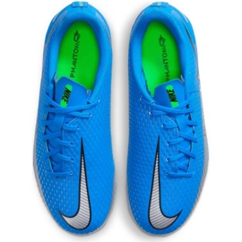 Nike Phantom Gt Academy FG / MG Jr CK8476 400 fotbollsskor blå blå 1