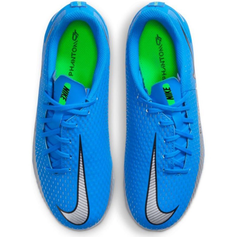 Nike Phantom Gt Academy FG / MG Jr CK8476 400 fotbollsskor blå blå 1