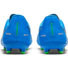 Nike Phantom Gt Academy FG / MG Jr CK8476 400 fotbollsskor blå blå 3