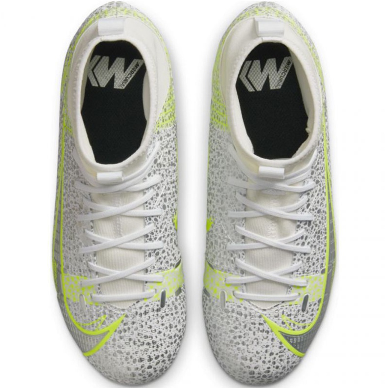 Nike Mercurial Superfly 8 Academy FG / MG Jr CV1127 107 fotbollsskor grå silver- 1