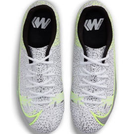 Nike Mercurial Vapor 14 Academy FG / MG Jr CV0811 107 fotbollsskor grå silver- 1