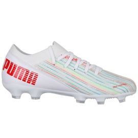 Puma Ultra 3.2 Fg Ag Jr 106360 06 fotbollsskor mångfärgad vit 1