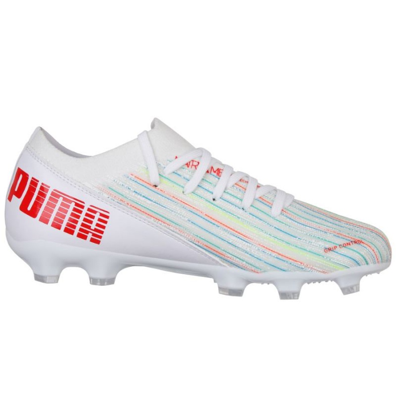 Puma Ultra 3.2 Fg Ag Jr 106360 06 fotbollsskor mångfärgad vit 1