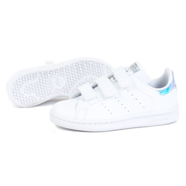 Adidas Stan Smith Cf C Jr FX7539 skor vit 1