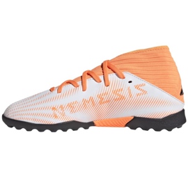 Adidas Nemeziz.3 Tf Jr FW7361 fotbollsskor mångfärgad vit 1
