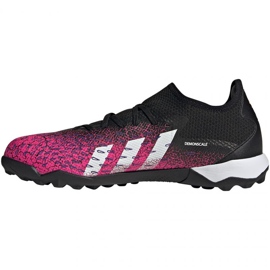 Adidas Predator Freak.3 L Tf M FW7520 fotbollsskor svart, svart, rosa svart 1