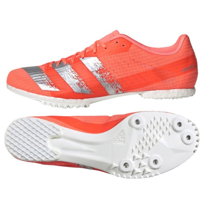 Adidas Adizero Md Spikes EE4605 löpspikskor rosa 1
