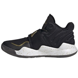 Skor adidas Deep Threat Primeblue C Jr GZ0111 vit svart 1