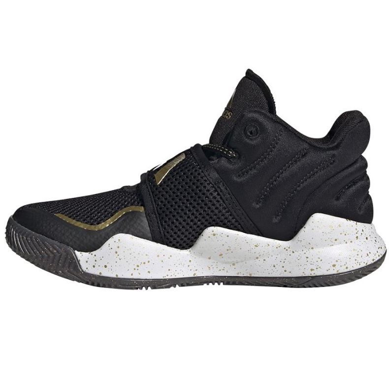 Skor adidas Deep Threat Primeblue C Jr GZ0111 vit svart 1