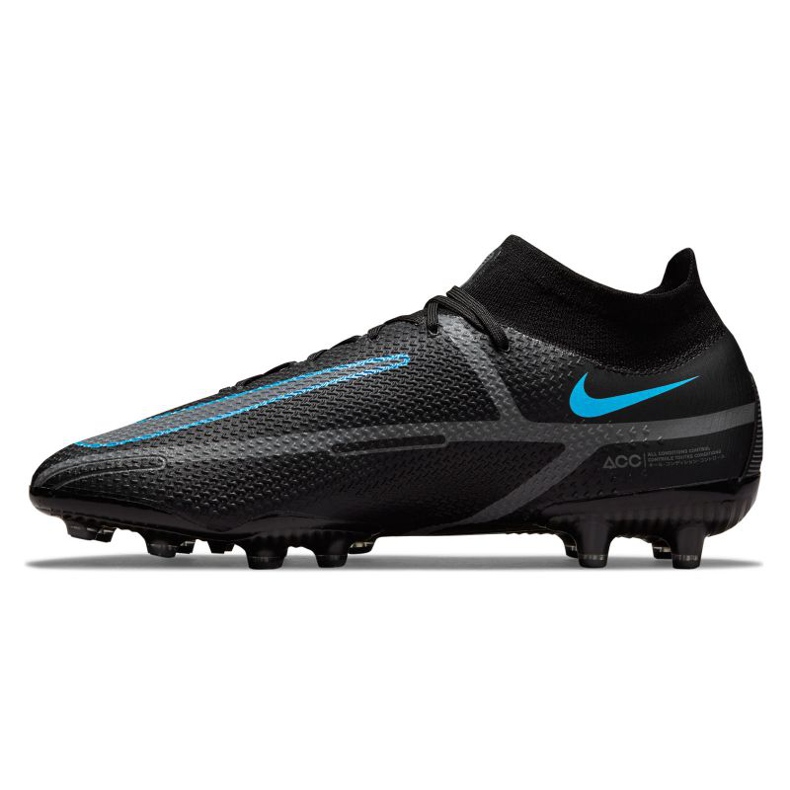 Nike Phantom GT2 Elite Df AG-Pro M DC0749-004 fotbollsskor svart svart 1