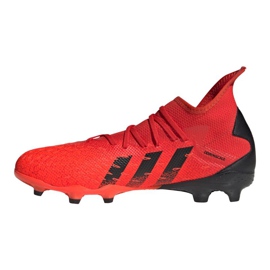 Adidas Predator Freak.3 Fg M FY6279 fotbollsskor röd apelsiner och röda 1