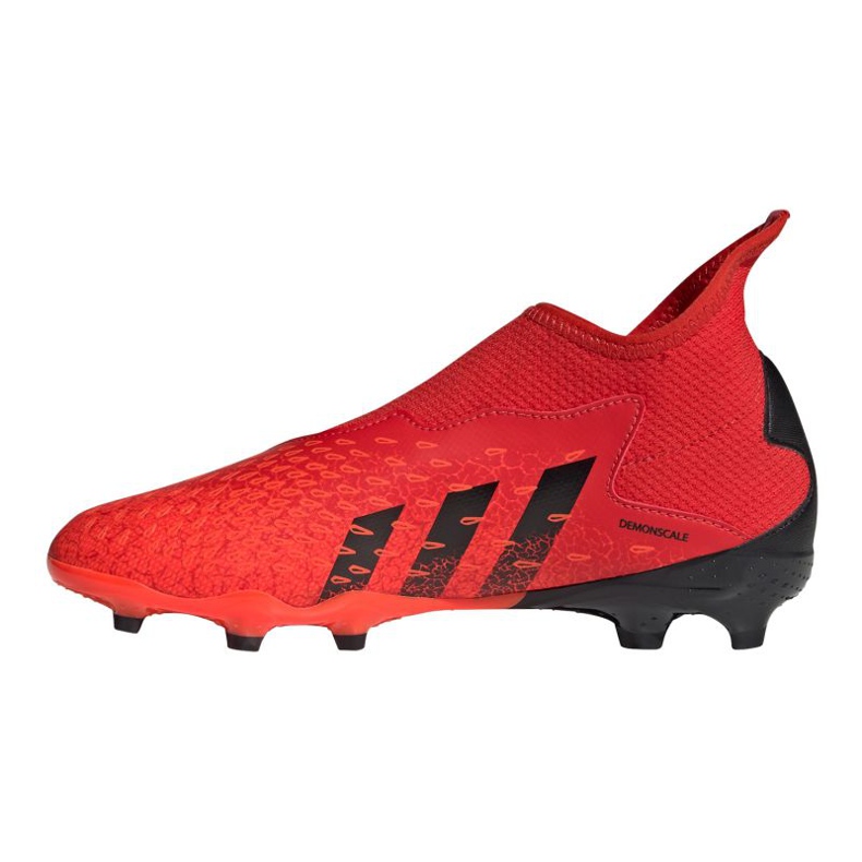 Adidas Predator Freak.3 Ll Fg Jr FY6296 fotbollsskor mångfärgad apelsiner och röda 1