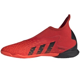 Adidas Predator Freak.3 Ll In Jr FY7870 fotbollsskor mångfärgad apelsiner och röda 1