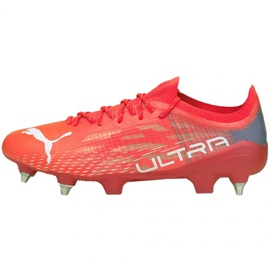 Fotbollsskor Puma Ultra 1.3 MxSG M 106513 01 röd apelsiner och röda 1